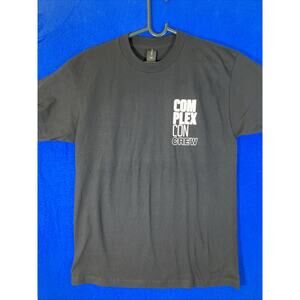 ComplexCon 2023 Long Beach CREW Staff Shirt Black Men's Medium Promo Tee NWOT